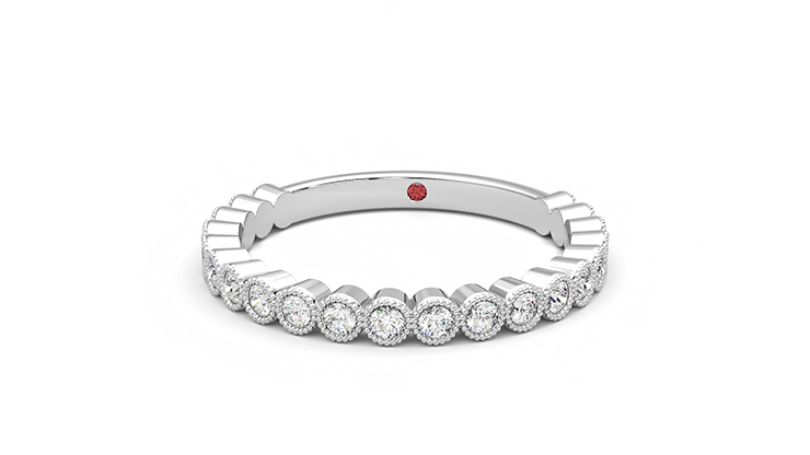Taylor & Hart Wisteria Wedding Ring 360 degree image 28