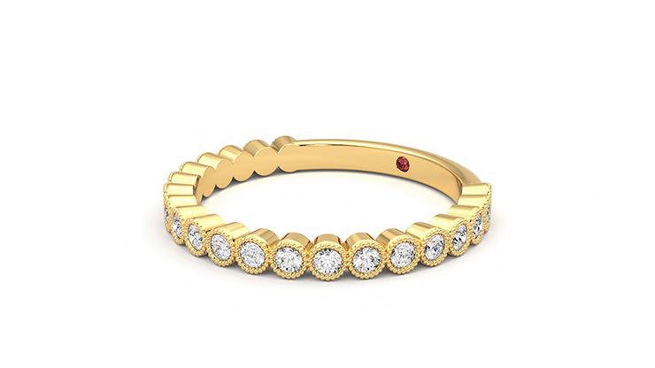 Taylor & Hart Wisteria Wedding Ring 360 degree image 24