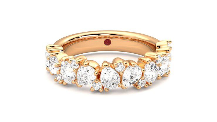 Taylor & Hart Wonder Wedding Ring 360 degree image 1
