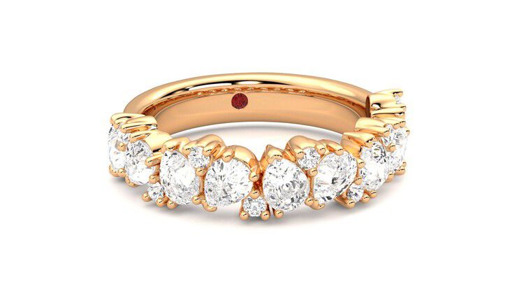 Taylor & Hart Wonder Wedding Ring 360 degree image 2