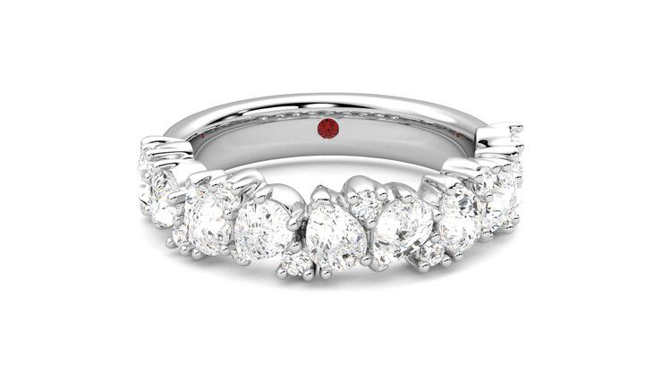Taylor & Hart Wonder Wedding Ring 360 degree image 1