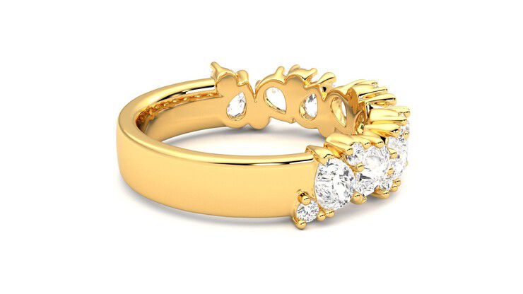 Taylor & Hart Wonder Wedding Ring 360 degree image 10
