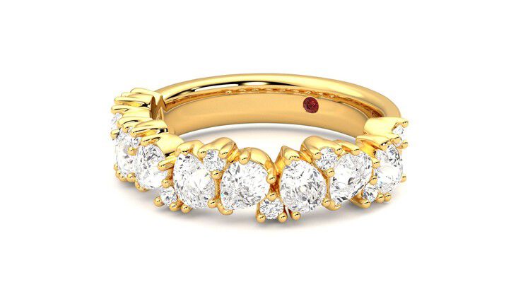 Taylor & Hart Wonder Wedding Ring 360 degree image 24