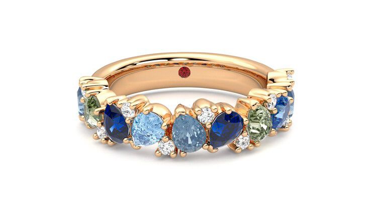 Taylor & Hart Wonder Wedding Ring 360 degree image 1