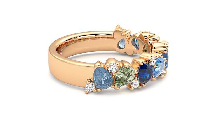 Taylor & Hart Wonder Wedding Ring 360 degree image 9