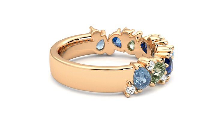 Taylor & Hart Wonder Wedding Ring 360 degree image 11
