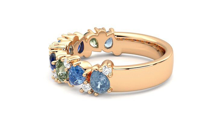 Taylor & Hart Wonder Wedding Ring 360 degree image 20