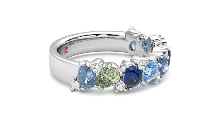 Taylor & Hart Wonder Wedding Ring 360 degree image 8
