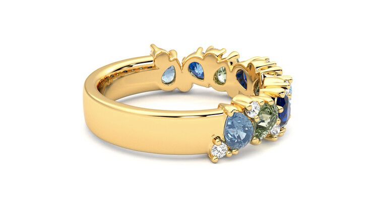 Taylor & Hart Wonder Wedding Ring 360 degree image 11