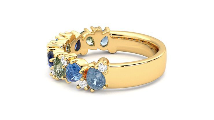 Taylor & Hart Wonder Wedding Ring 360 degree image 20