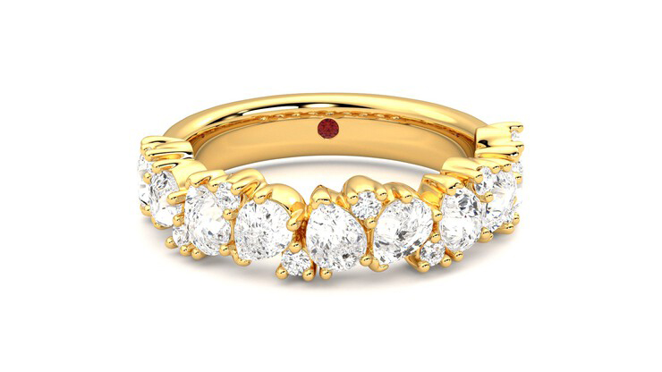 Taylor & Hart Wonder Wedding Ring 360 degree image 1
