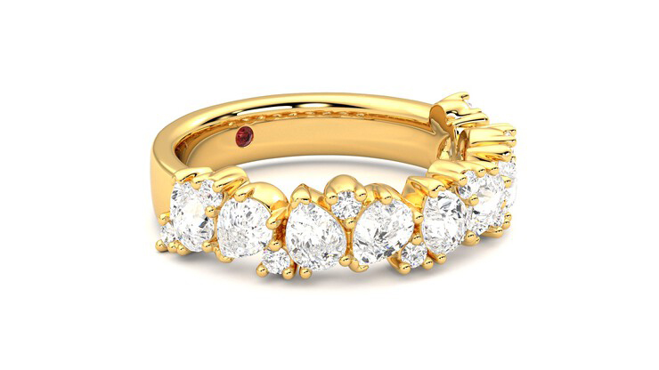 Taylor & Hart Wonder Wedding Ring 360 degree image 6