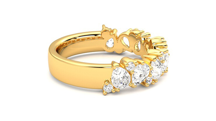 Taylor & Hart Wonder Wedding Ring 360 degree image 9