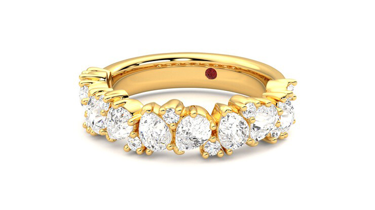 Taylor & Hart Wonder Wedding Ring 360 degree image 25