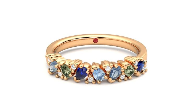 Taylor & Hart Wonder Wedding Ring 360 degree image 1