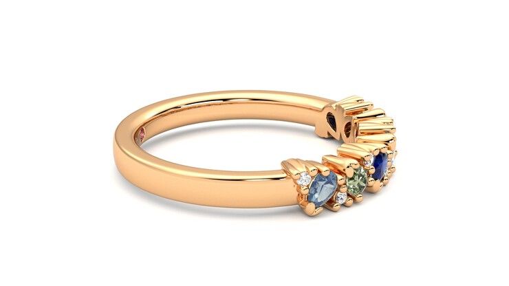 Taylor & Hart Wonder Wedding Ring 360 degree image 9