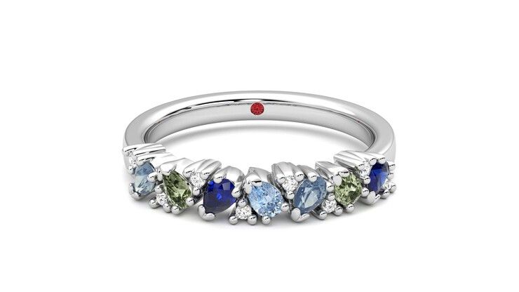 Taylor & Hart Wonder Wedding Ring 360 degree image 1