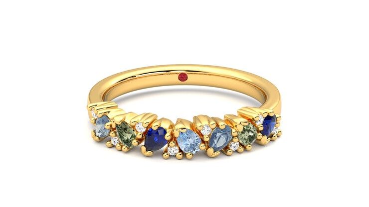 Taylor & Hart Wonder Wedding Ring 360 degree image 1