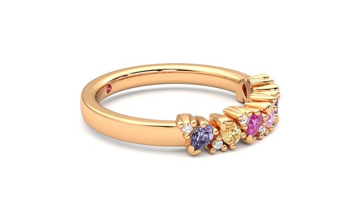 Taylor & Hart Wonder Wedding Ring 360 degree image 8