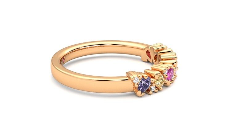 Taylor & Hart Wonder Wedding Ring 360 degree image 9