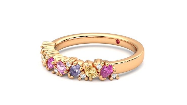 Taylor & Hart Wonder Wedding Ring 360 degree image 24