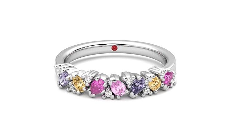 Taylor & Hart Wonder Wedding Ring 360 degree image 1