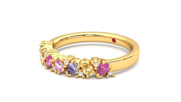 Taylor & Hart Wonder Wedding Ring 360 degree image 24