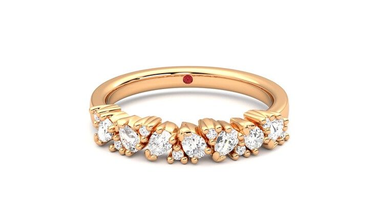 Taylor & Hart Wonder Wedding Ring 360 degree image 1