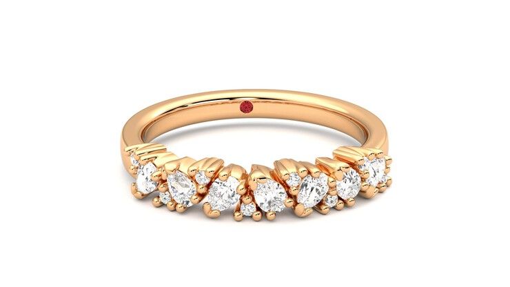 Taylor & Hart Wonder Wedding Ring 360 degree image 2