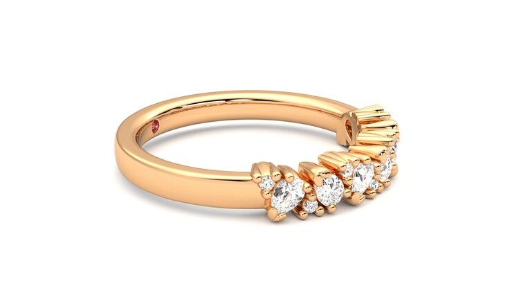 Taylor & Hart Wonder Wedding Ring 360 degree image 8