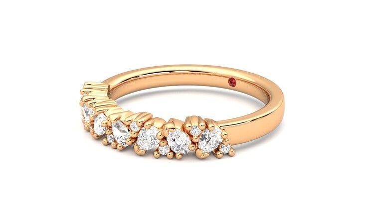 Taylor & Hart Wonder Wedding Ring 360 degree image 24