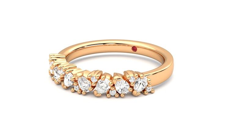 Taylor & Hart Wonder Wedding Ring 360 degree image 25