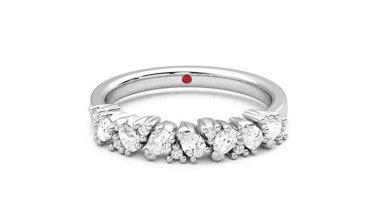 Taylor & Hart Wonder Wedding Ring 360 degree image 1