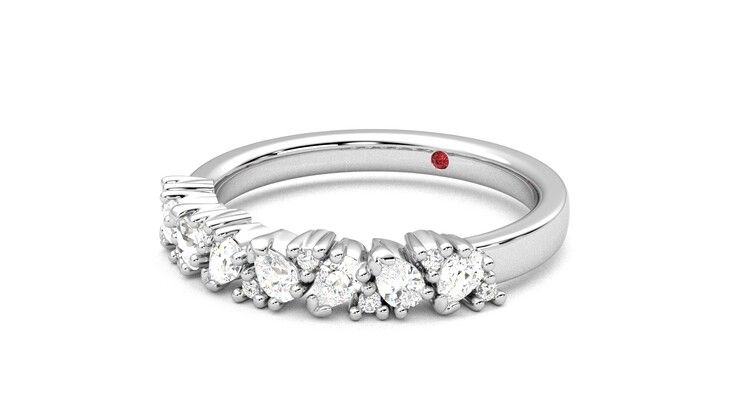 Taylor & Hart Wonder Wedding Ring 360 degree image 25