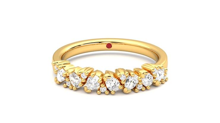 Taylor & Hart Wonder Wedding Ring 360 degree image 1