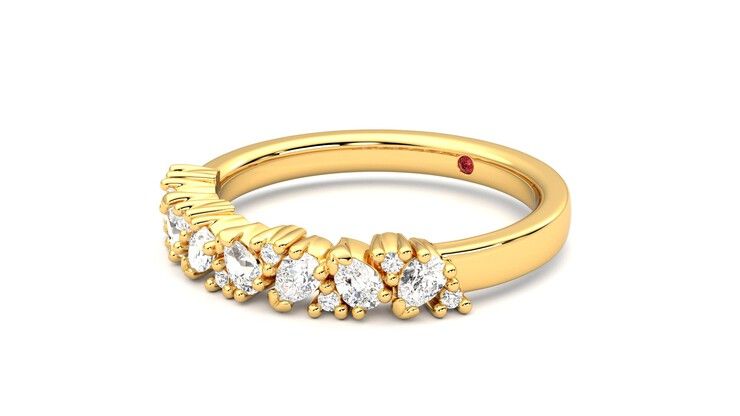 Taylor & Hart Wonder Wedding Ring 360 degree image 24