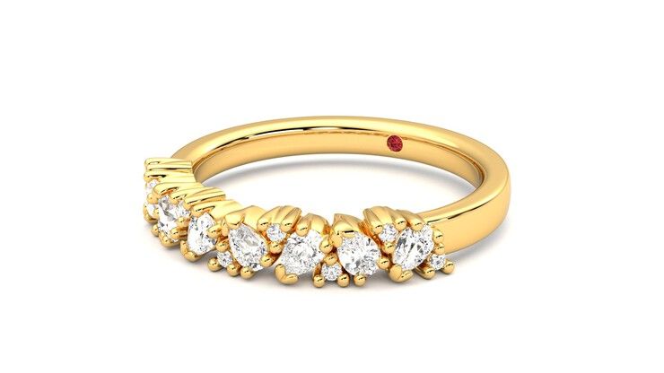 Taylor & Hart Wonder Wedding Ring 360 degree image 25