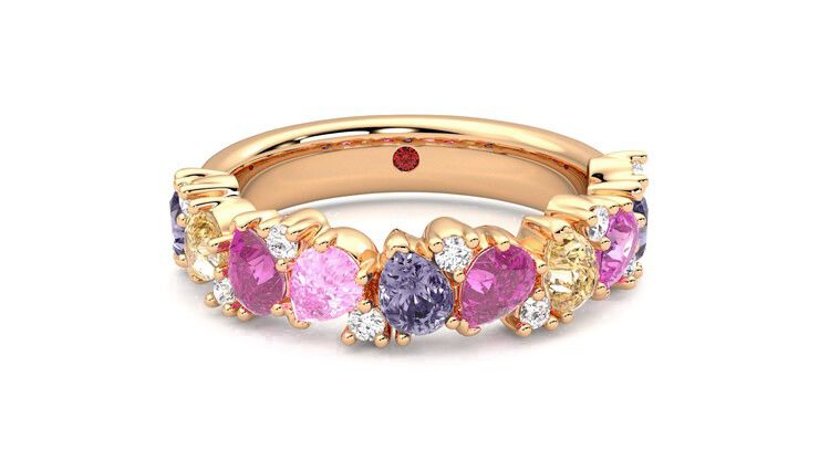 Taylor & Hart Wonder Wedding Ring 360 degree image 1