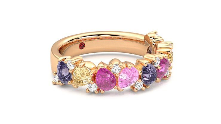 Taylor & Hart Wonder Wedding Ring 360 degree image 6