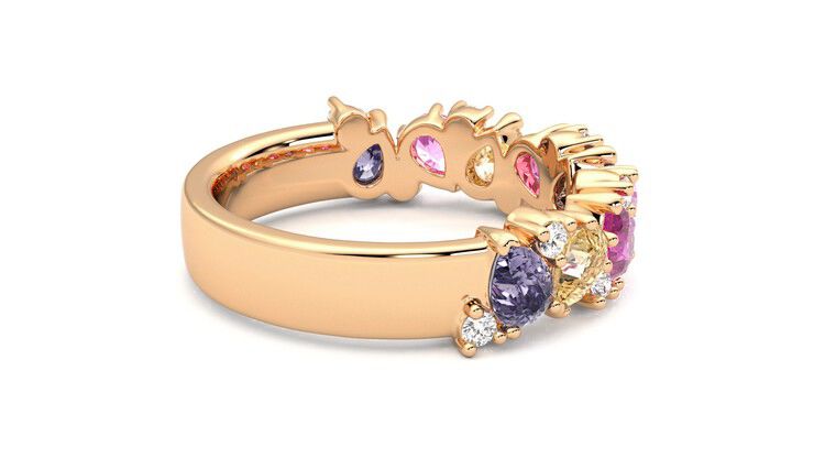 Taylor & Hart Wonder Wedding Ring 360 degree image 11