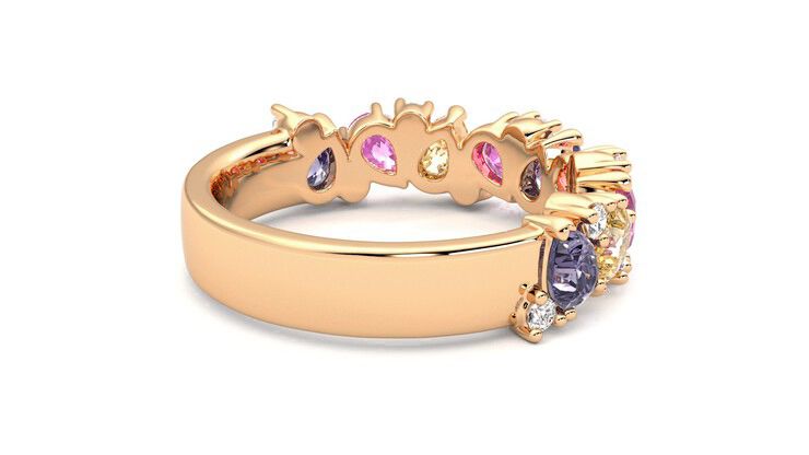 Taylor & Hart Wonder Wedding Ring 360 degree image 12