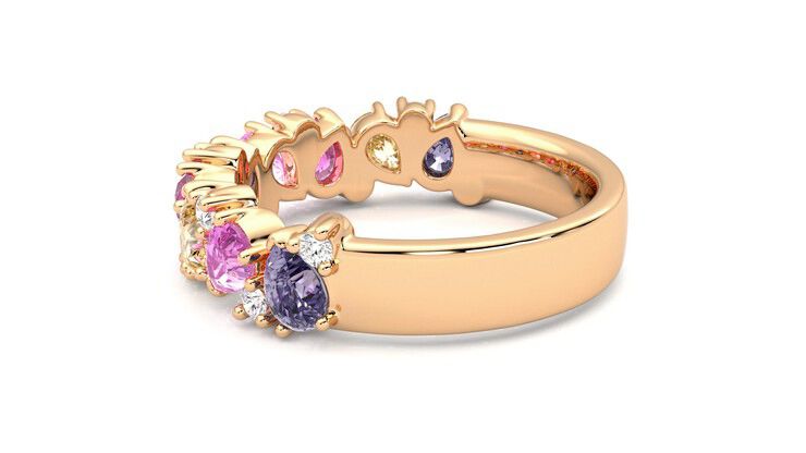 Taylor & Hart Wonder Wedding Ring 360 degree image 19