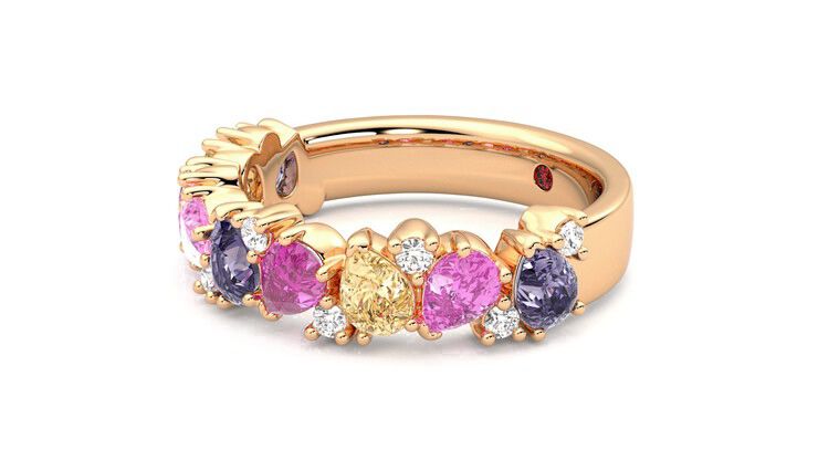 Taylor & Hart Wonder Wedding Ring 360 degree image 23