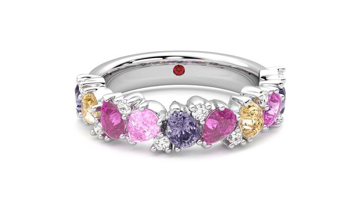 Taylor & Hart Wonder Wedding Ring 360 degree image 1