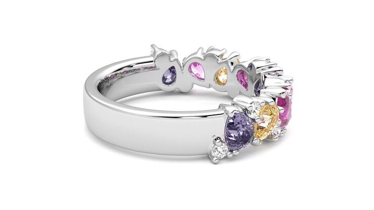 Taylor & Hart Wonder Wedding Ring 360 degree image 11