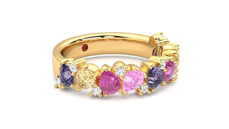 Taylor & Hart Wonder Wedding Ring 360 degree image 6