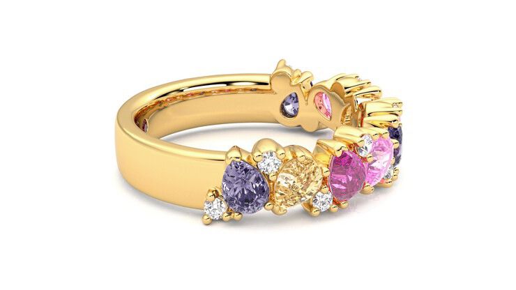 Taylor & Hart Wonder Wedding Ring 360 degree image 9