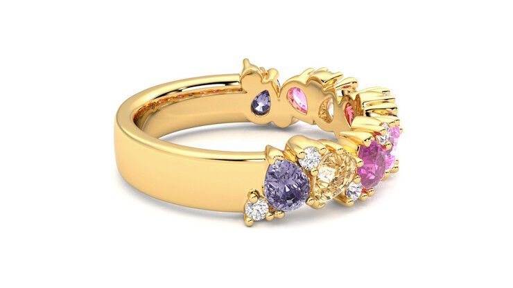 Taylor & Hart Wonder Wedding Ring 360 degree image 10