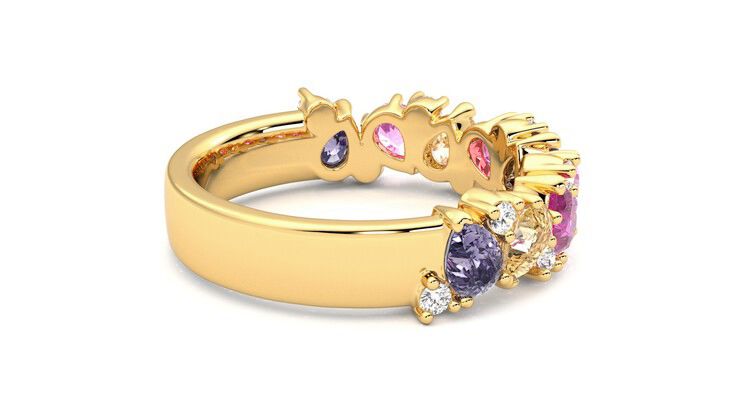 Taylor & Hart Wonder Wedding Ring 360 degree image 11