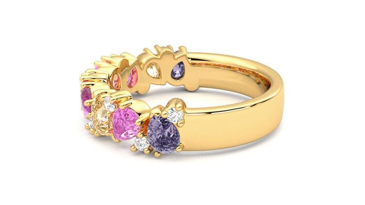 Taylor & Hart Wonder Wedding Ring 360 degree image 20